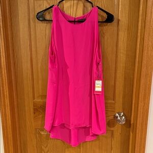 Vince Camuto Vibrant Pink Sleeveless Blouse